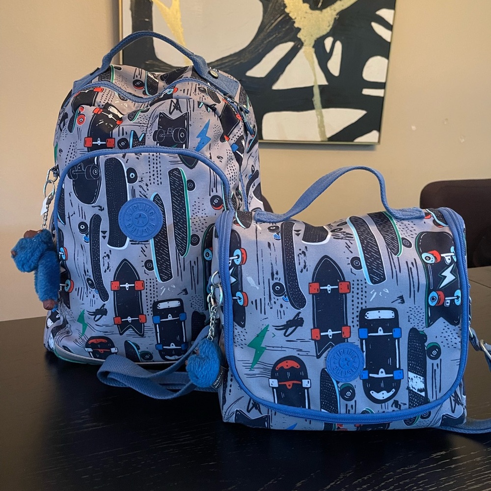 Skate Board Kipling Backpack